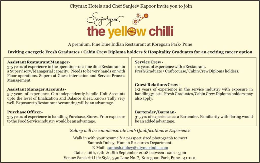 The Yellow Chilli